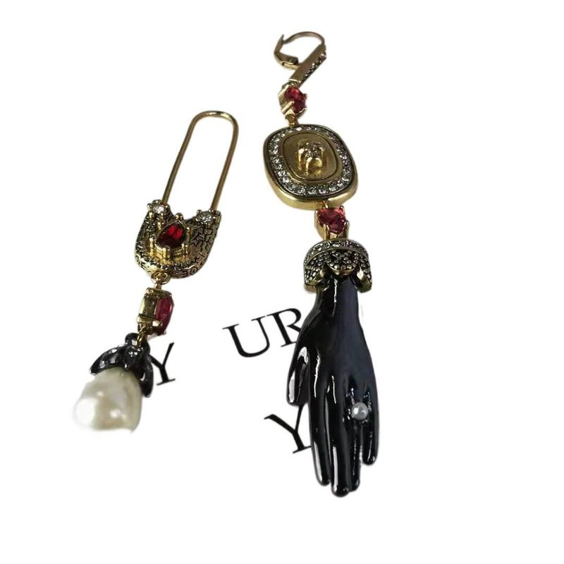 Gold Pearl Earrings with Gold Plated Finish and Lightweight Huggie Profile for Daily Wear and Elegant Styling - Senko Aura - Image 1