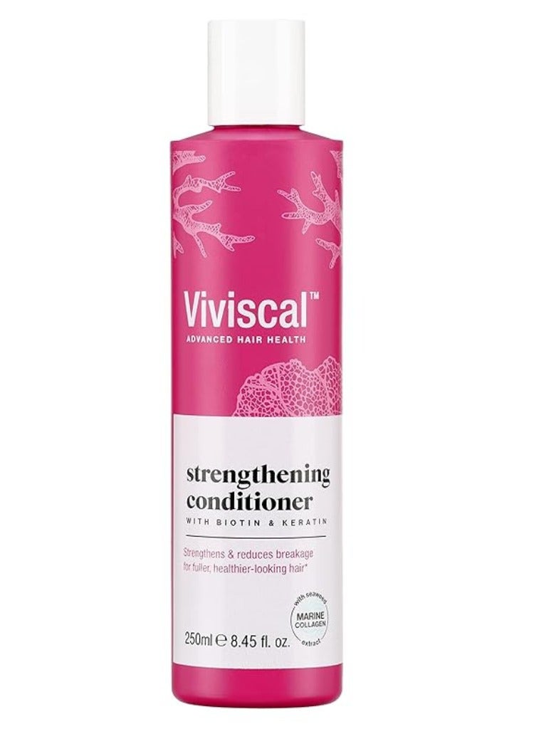 Viviscal Strengthening Hair Conditioner for Women with Biotin, Marine Collagen & Keratin, Promotes Thicker, Healthier Hair –250ml - Image 1