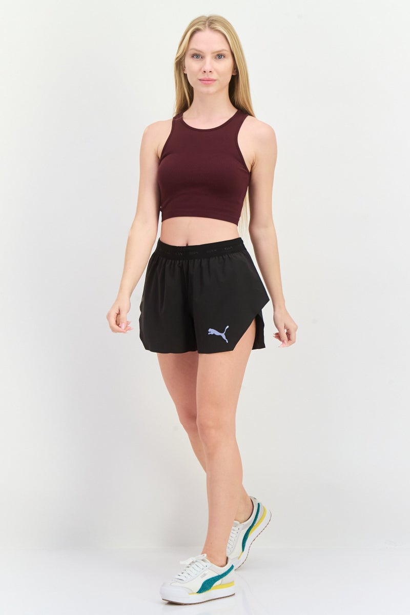 PUMA Women Sportswear Fit Training Shorts, Black - Image 4