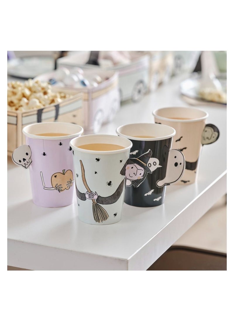 Ginger Ray Paper Cups - Boo Crew Characters - Pop Out  - Image 2