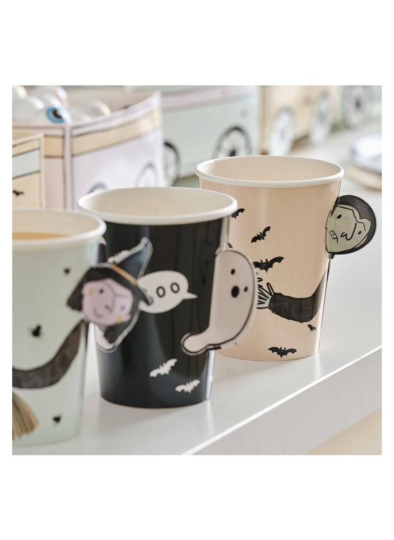 Ginger Ray Paper Cups - Boo Crew Characters - Pop Out  - Image 3