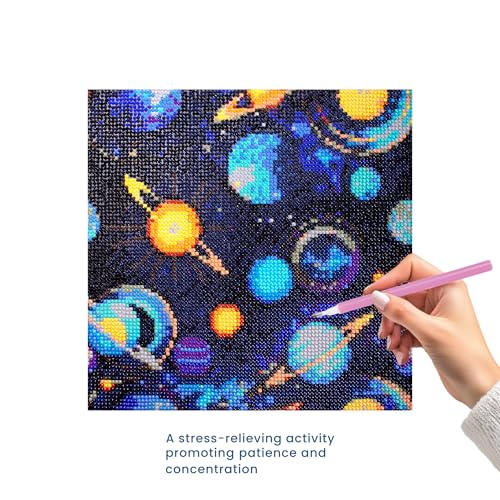 itsy-bitsy Itsy Bitsy DIY 5D Diamond Painting Kit Mystic Galaxy 30 X 30CM 1pc | Art & Craft, Creative, Fun & Activity Kit | Gift for Kids, Adult - Image 5