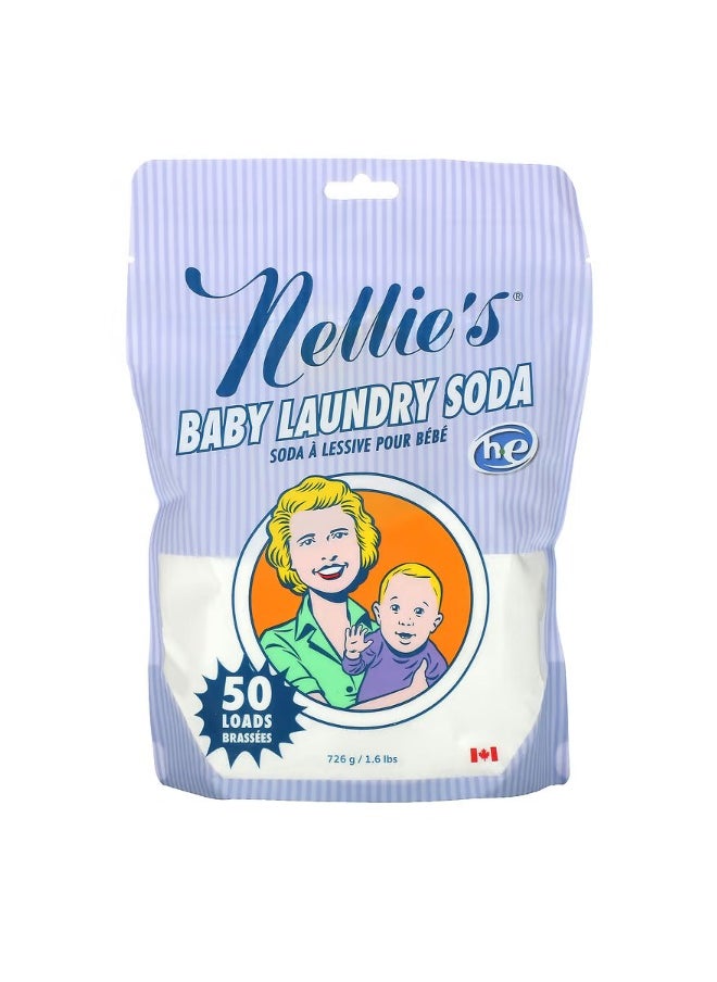 Nellie's Baby Laundry Soda 50 Loads 1.6 lbs 726 g  - Image 1