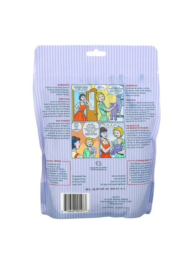 Nellie's Baby Laundry Soda 50 Loads 1.6 lbs 726 g  - Image 2