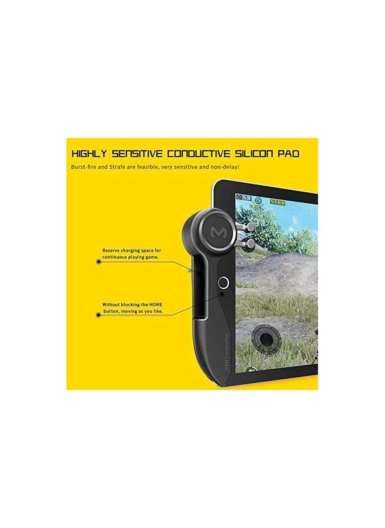 Generic - AK-PAD6K Mobile Pubg Game Controller Six Finger Joystick Handle Target Button L1R1 Shooter Gamepad Trigger For IPad Tablet - Image 1