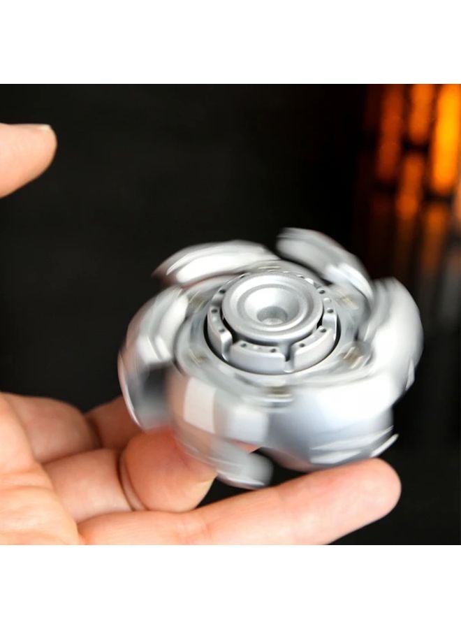 Deep Purple Magnetic Fidget Slider Toy 6 Metal Rings Stress Relief For Adults - Image 4