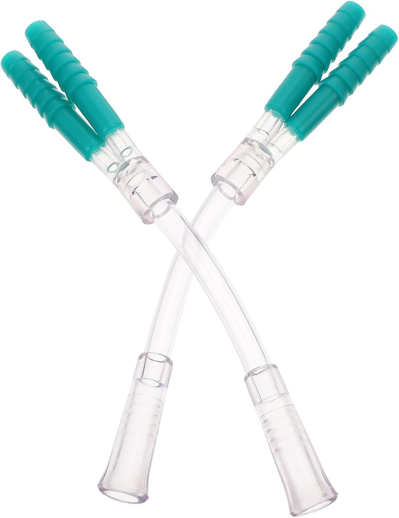 EXCEART Oxygens Nasasl Cannule Concentrators 2Pcs Silicone Oxygens Nasals Cannule Home Absorption TubesHighly Visible Lightweight Tubing Nasals Tubes