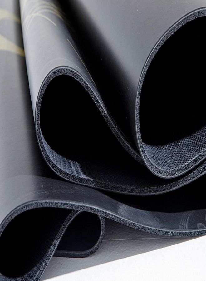 YOGA High Quality Natural Rubber Yoga Mat With Lunar Eclipse Pattern Anti Slip Fits All Your Exercises - Image 4