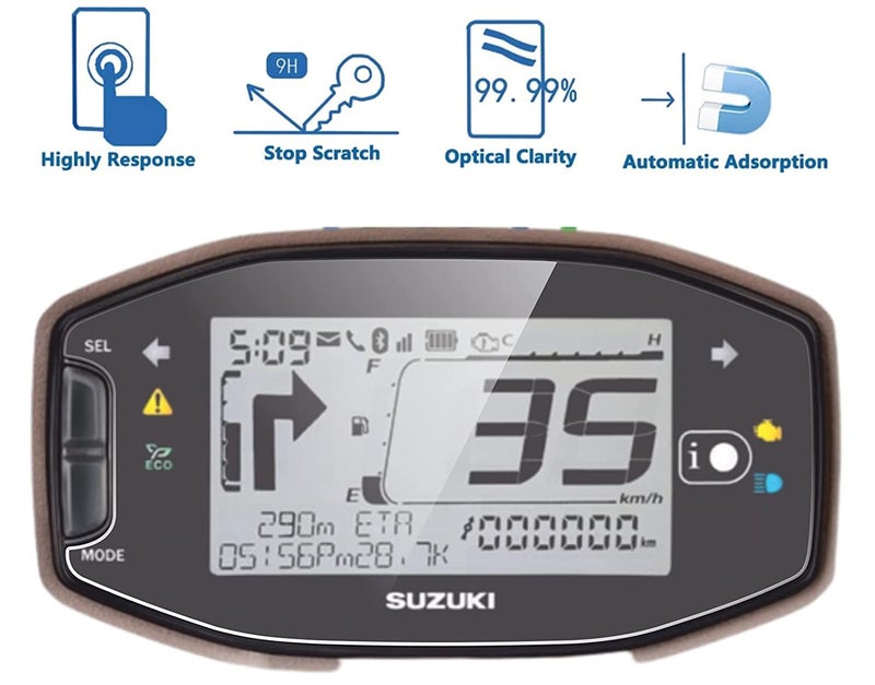 OBEROI'S TRADERS Premium Scooty Speedo Meter Display Screen Guard Tempered Anti Scratch Protector for Access 125 - Image 2