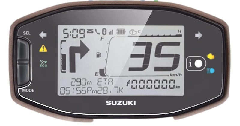 OBEROI'S TRADERS Premium Scooty Speedo Meter Display Screen Guard Tempered Anti Scratch Protector for Access 125 - Image 5