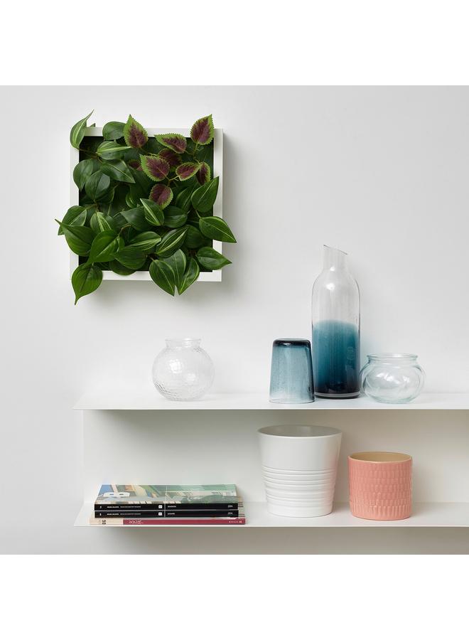 Zaboon Artificial plant, wall mounted/in/outdoor green/lilac, 26x26 cm - Image 2