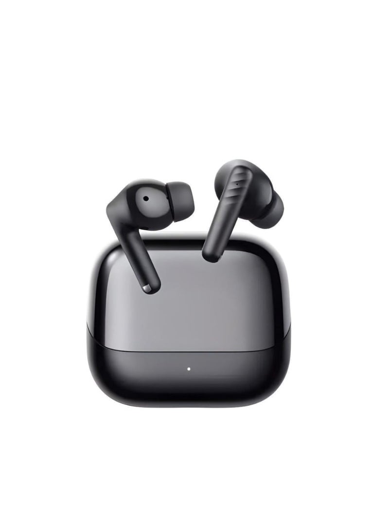 سماعة أذن لاسلكية OTW-323P بتقنية ANC وصوت محيطي 360° وتشغيل حتى 30 ساعة بتصميم معدني أنيق – لون اسود - Image 1