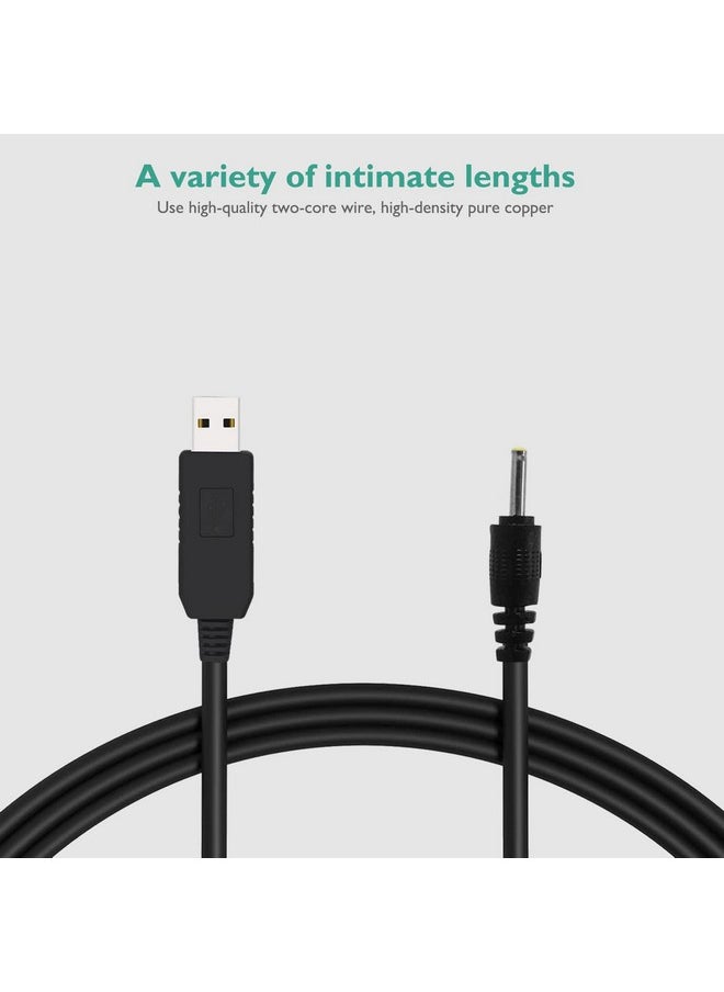 Lnauy - For Braun Beard Trimmer Charger Power Cord Compatible With Braun Mgk3010 Mgk3020 Mgk3021 Mgk3025 Mgk3210 Mgk3220 Mgk3221 Mgk3225 Mgk3921 5V To 2.3V Replacement Charging Cable Adapter - Image 1