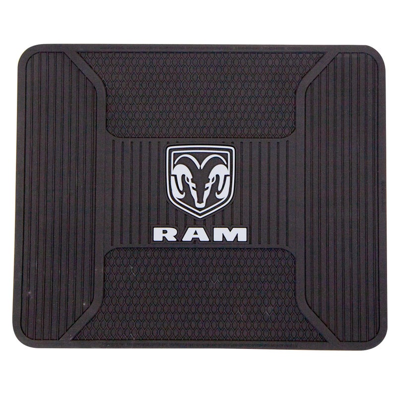Plasticolor 001262R25 RAM Elite Utility Mat  Gray Logo