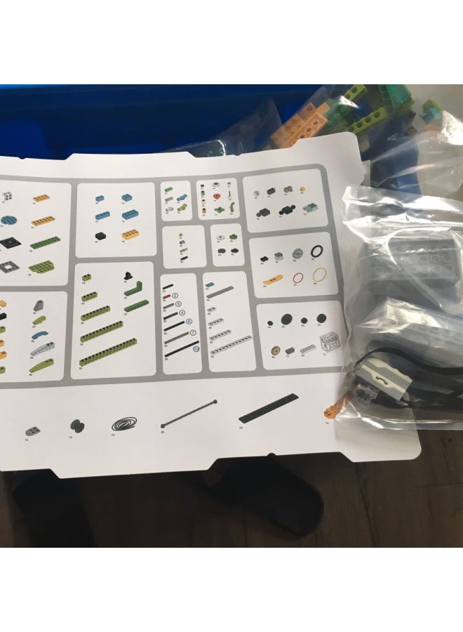 Domestic Compatible Lego Wedo2.0 Assembling Building Blocks Programming Educational Robot EV3 Toy 45300 Suit-Color:wedo (battery Version) + Pliers +32*32 Small Particle Base Plate  - Image 2