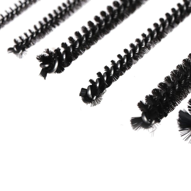 CCINEE Pipe Cleaner Brush 10pcs Natural & Synthetic Bristles Good Cleaning Sink Tool for Cleaning Bottle,Tube,Jar and Most Narrow Containers by CCINEE - Image 3