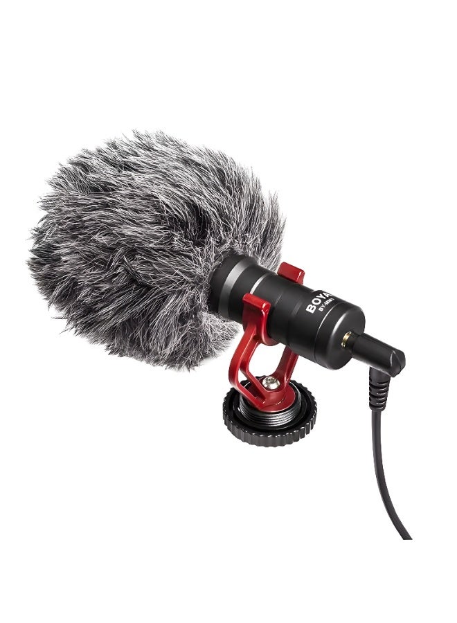 BOYA BOYA BY-MM1 Directional Lavalier Microphone - Compact - Lightweight Compatible with Phones and Cameras - Battery-Free with Professional Air Filter - Image 1