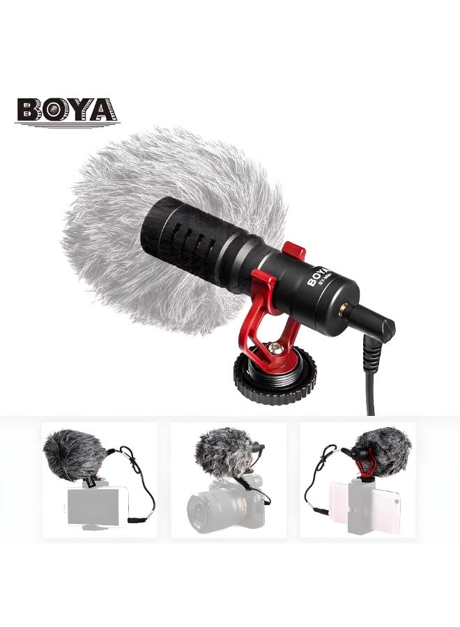 BOYA BOYA BY-MM1 Directional Lavalier Microphone - Compact - Lightweight Compatible with Phones and Cameras - Battery-Free with Professional Air Filter - Image 2