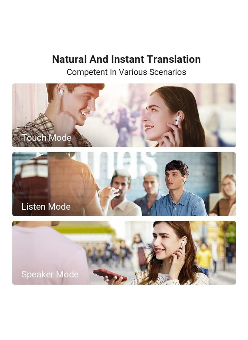 Timekettle Timekettle M3 Language Translator Earbuds, Two-Way Translator Device with APP for 40 Languages and 13 Offline Translation Packs, Fast Reaction with Revolutionary Al Semantic Tech (Offline Version)  - Image 5