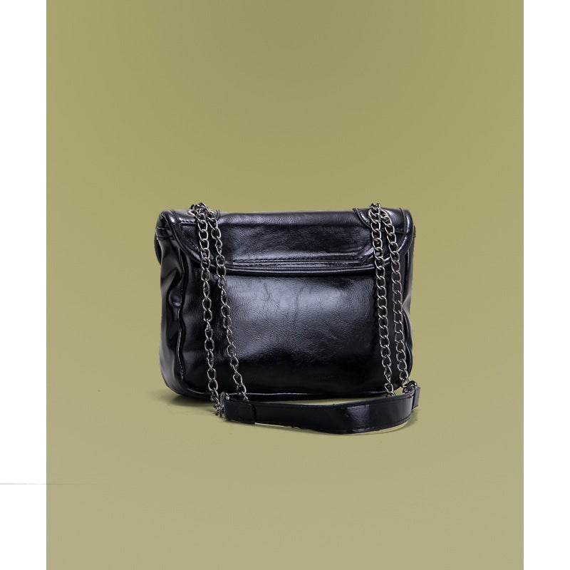 2022 Wandering Bag Niche Retro Chain Bag Textured Crossbody Bag All-Match Shoulder Underarm Bag For Women - Image 3