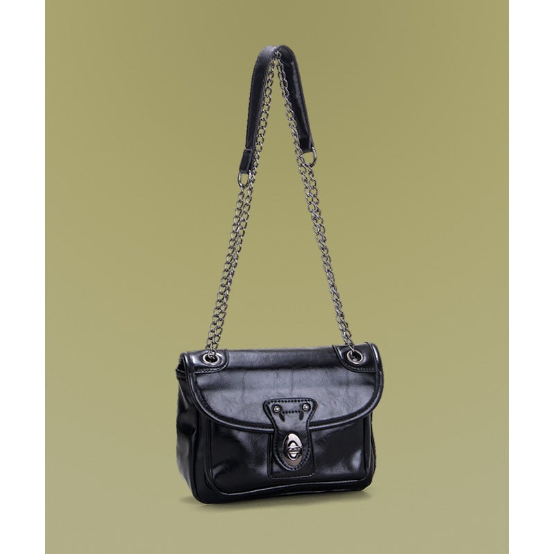 2022 Wandering Bag Niche Retro Chain Bag Textured Crossbody Bag All-Match Shoulder Underarm Bag For Women - Image 4