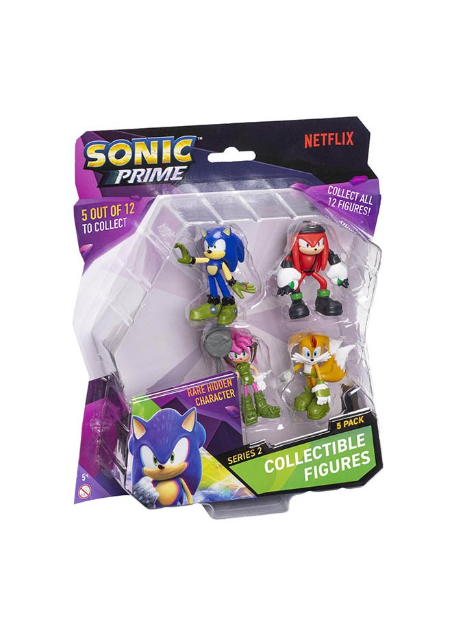 SONIC Figure Blister 5-in-1 Pack, Assorted 1 Piece (Style & Color May Vary) | Collectible Figure | Action Figure | Perfect Gift for Kids and Collectors  - Image 2