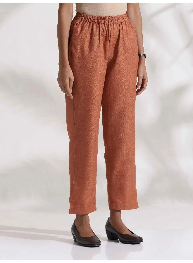 trueBrowns Rust Slub Co-ord Set