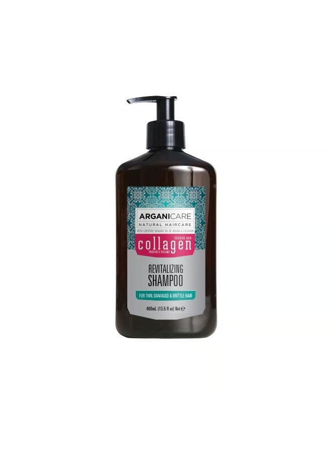 Arganicare Collagen Revitalizing Shampoo 400ml - Image 1