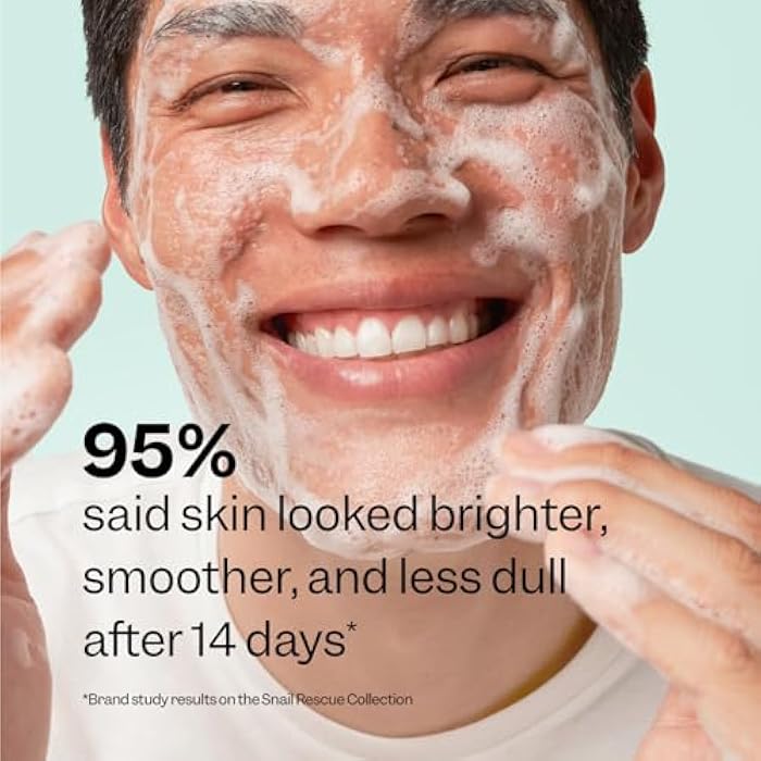 Peach Slices - Snail Rescue Purifying Cleanser (4.05 oz) - Snail Mucin Concentrate - Cleanse & Refresh Skin - Pine Bark, Hyaluronic Acid & Cica - Vegan & Cruelty Free - Korean Skin Care & Beauty - Image 5