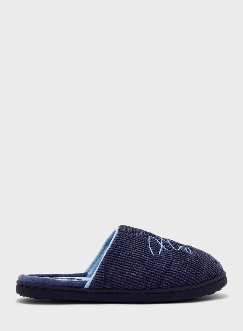 ومن سيكريت Fur Detailed Slip Ons