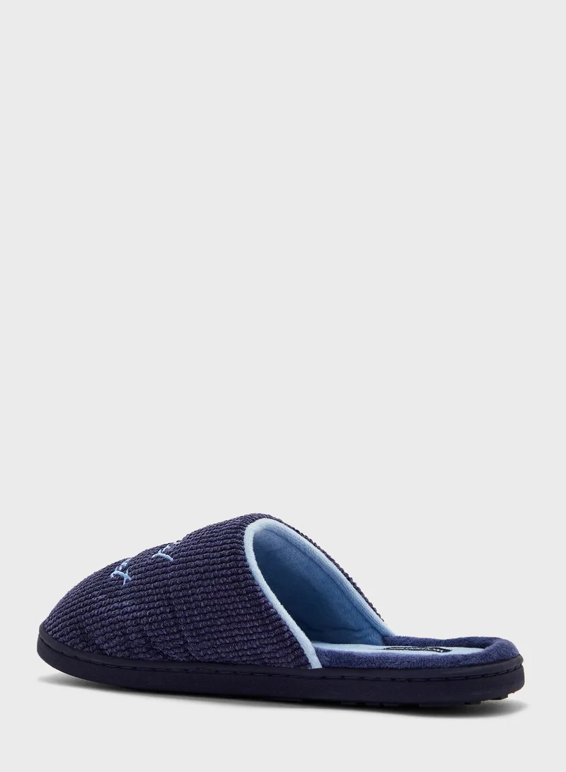 ومن سيكريت Fur Detailed Slip Ons
