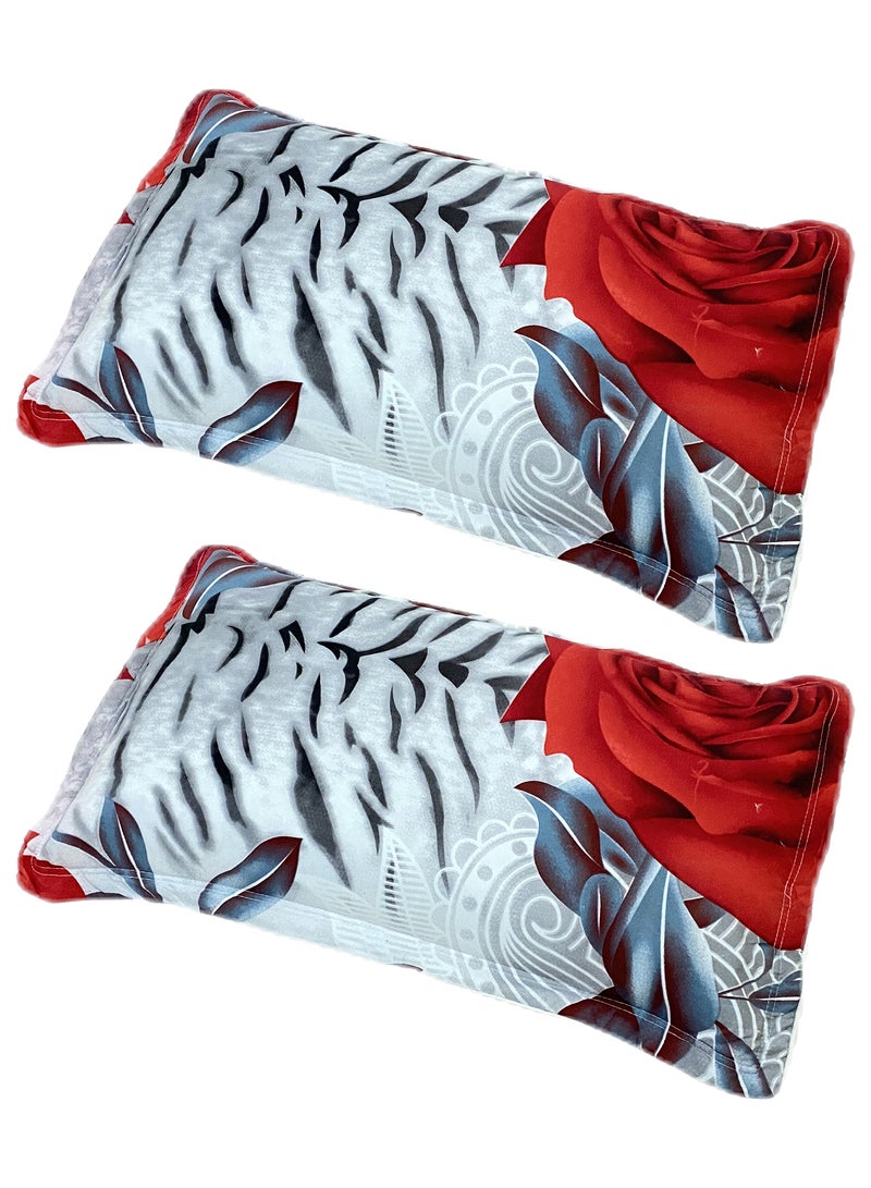 Sleep night Floral 2 Piece Pillow Case Set 50x75cm - Image 1