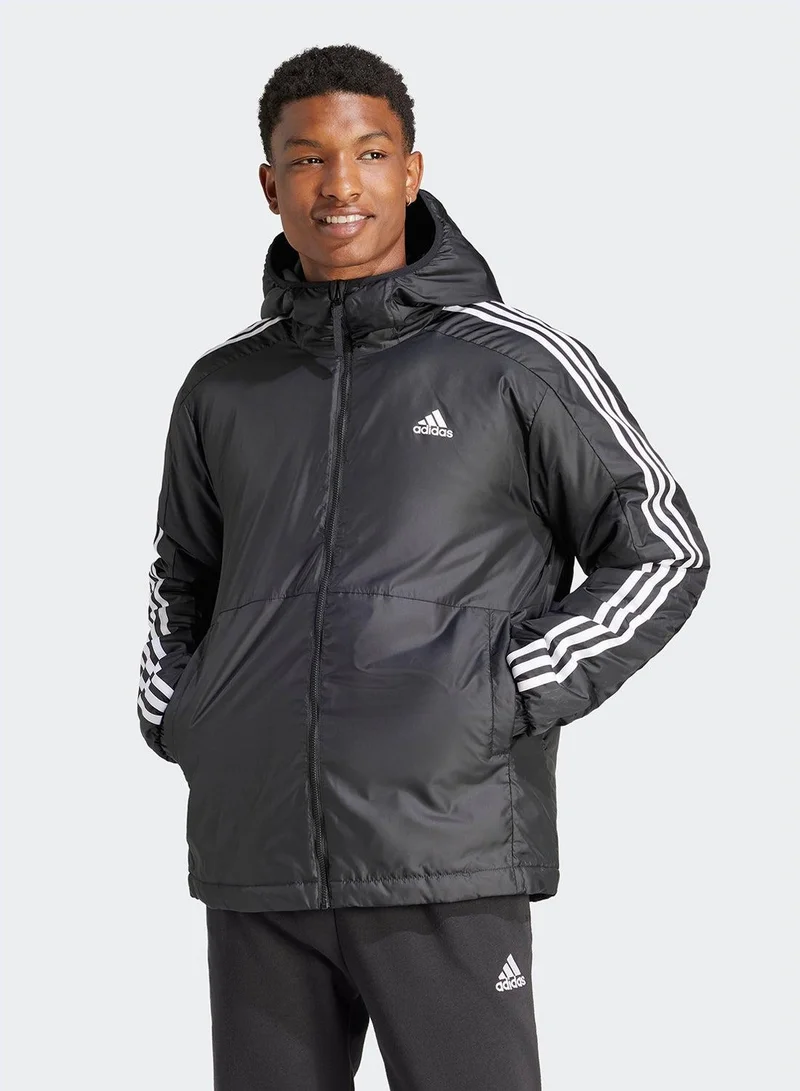 adidas جاكيت خارجي أسود من إيس  إس إن إس هو جيه مقاس