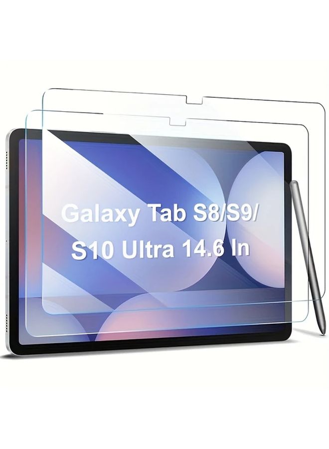 Tempered Glass Screen Protector For Samsung Galaxy Tab S8 Ultra 14.6 Inches Scratch Resistant Shatterproof - Image 1