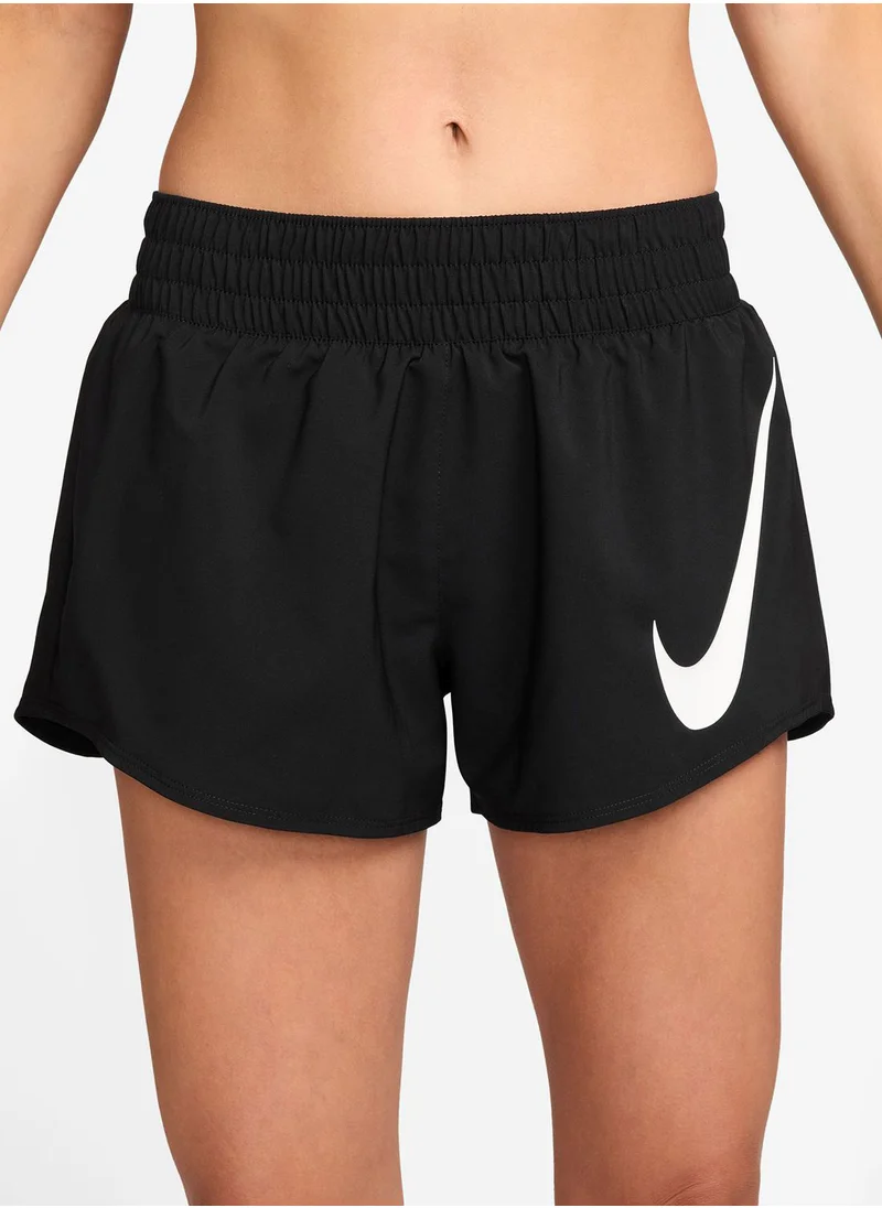 نايكي One Swoosh High-Rise Brief Shorts
