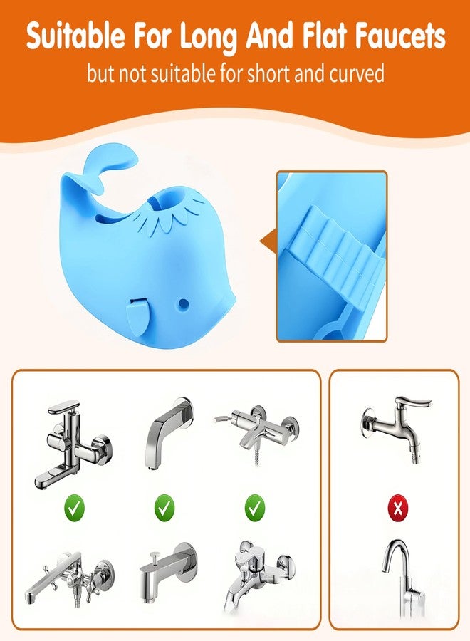 Skyroku Toddler Faucet Extender & Blue Bathtub Spout Cover, Sink Extender with Temperature Sensor for Bathroom Sinks, Kitchen, Bathtubs, Bundle and Save! - Image 5