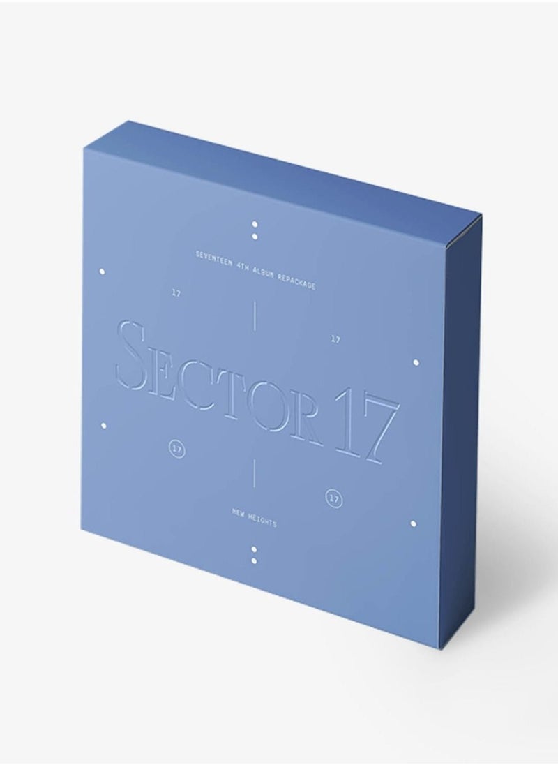 ألبوم Seventeen الرابع المعاد تجميعه Sector 17 New Heights Version K Pop CD مع كتاب صور كلمات الأغاني بطاقة الصور بطاقة الفيلم والملصق