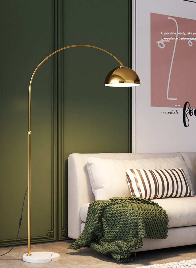 Onelight Floor Lamp with Marble Base For Home Living Room and Bedroom, 3-Color Light Adjustable with Key Switch - Image 2