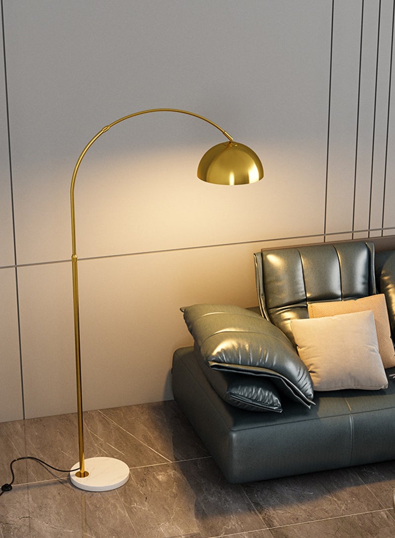 Onelight Floor Lamp with Marble Base For Home Living Room and Bedroom, 3-Color Light Adjustable with Key Switch - Image 4