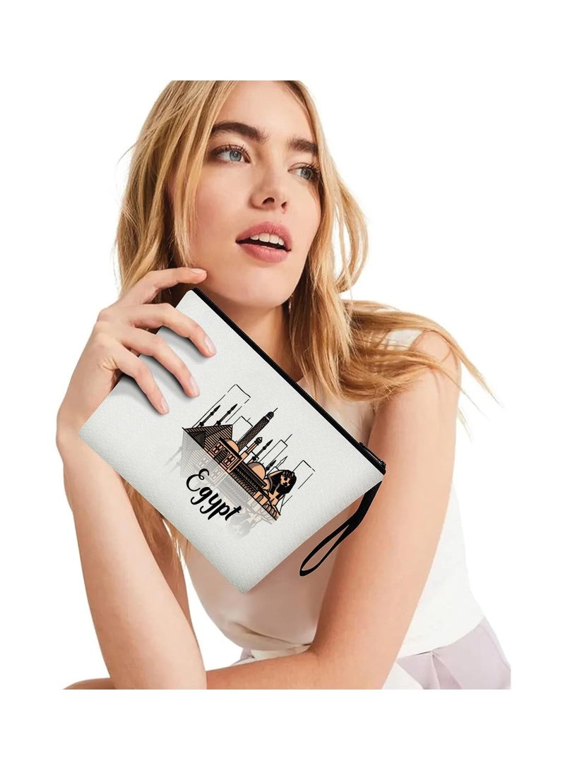 Egypt National Day Cosmetic Bag - Egypt with this Makeup Pouch - Perfect for Egypt Independence Day with this Stylish Cosmetic Bag - Gift for Any Egyptian - Image 4