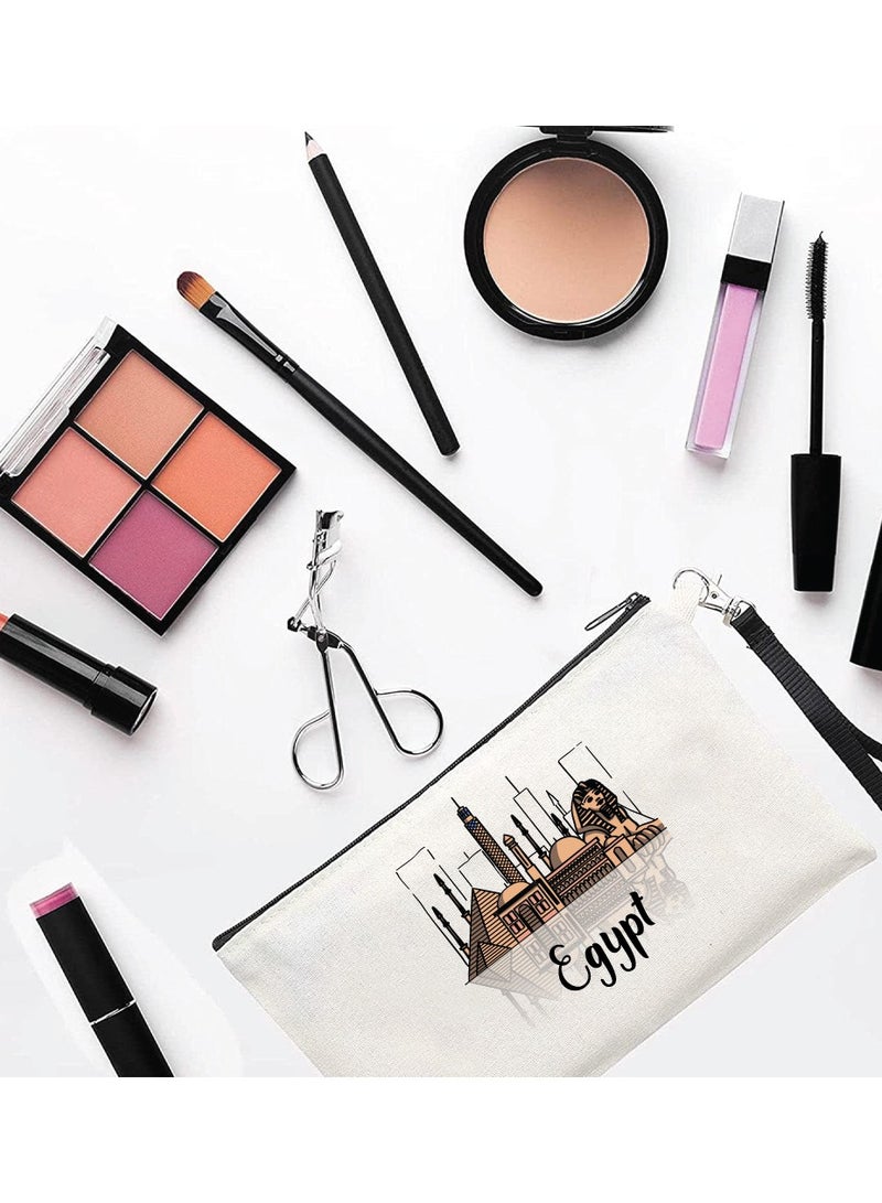 Egypt National Day Cosmetic Bag - Egypt with this Makeup Pouch - Perfect for Egypt Independence Day with this Stylish Cosmetic Bag - Gift for Any Egyptian - Image 2