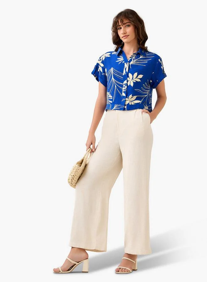 سبلاش فيڤ Regular Fit Shirt with Print