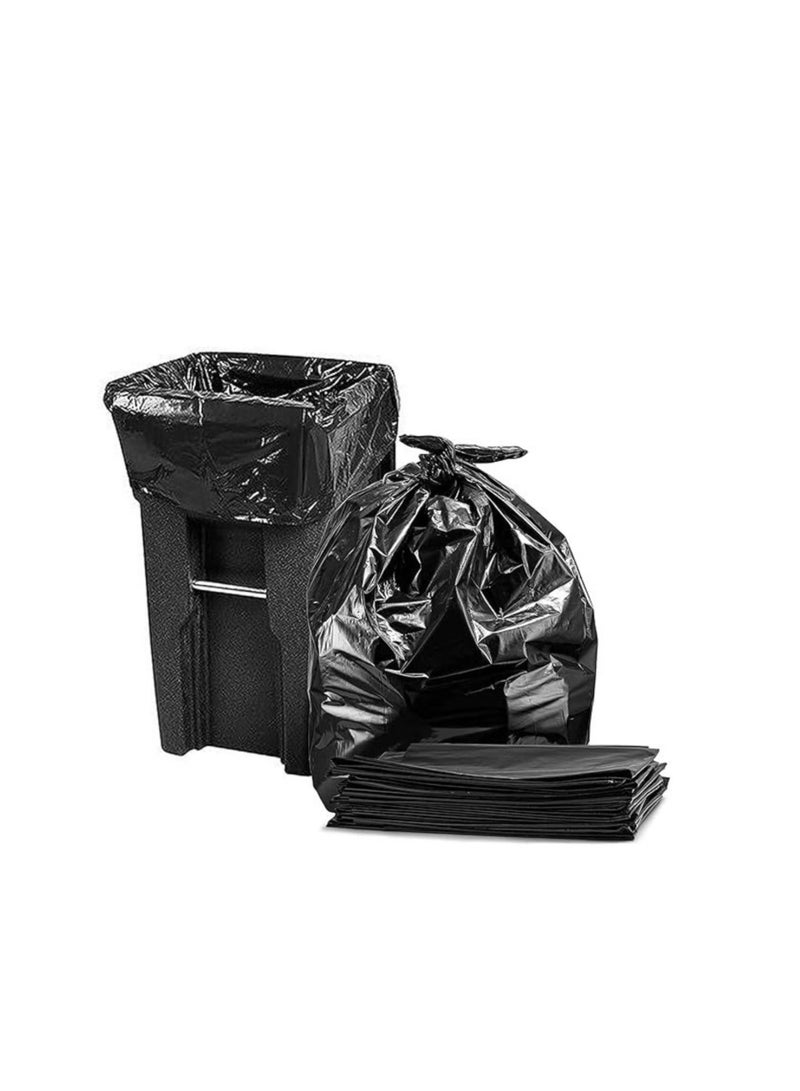 Terabyte أكياس قمامة بحجم 70 × 95 سم 15 قطعة سوداء - Image 1