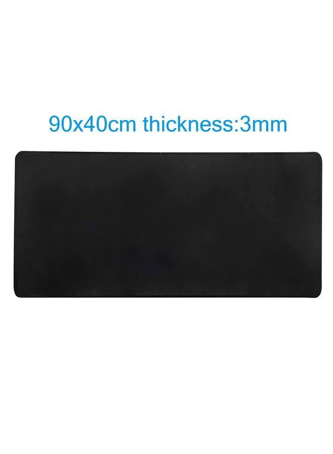 ALSISK XX Large Black Gaming Mouse Pad 35.4X15.74X0.12 Inch(900X400X3MM),with Non-Slip Base,Waterproof and Foldable Pad,Desktop Pad Suitable for Gamers,Suitable for Work,Office and Home - Image 2