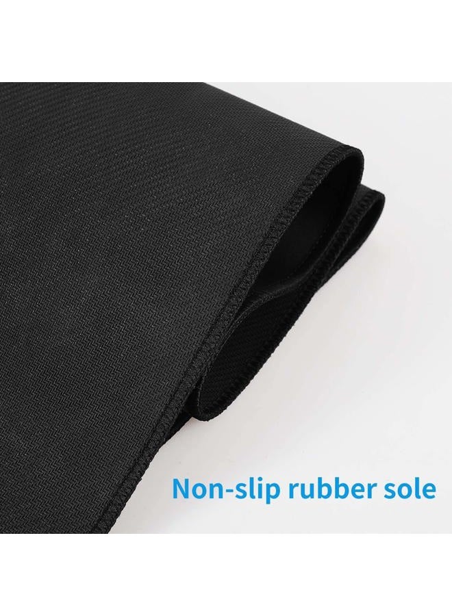 ALSISK XX Large Black Gaming Mouse Pad 35.4X15.74X0.12 Inch(900X400X3MM),with Non-Slip Base,Waterproof and Foldable Pad,Desktop Pad Suitable for Gamers,Suitable for Work,Office and Home - Image 3