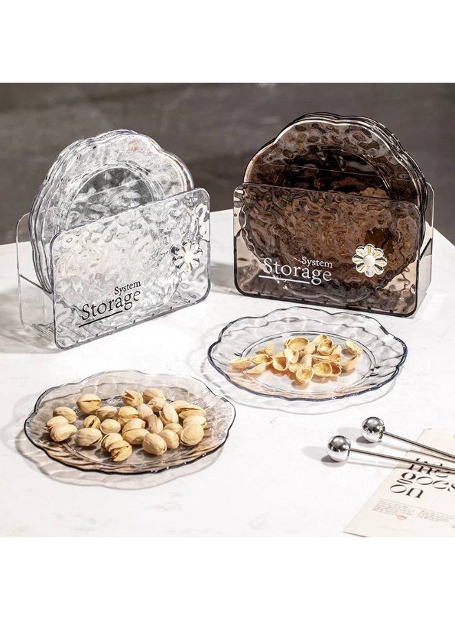 Serving dishes, fruit and cake plates made of clear acrylic, equipped with an elegant pure acrylic stand that adds a touch of luxury and organization to the presentation. - Image 4