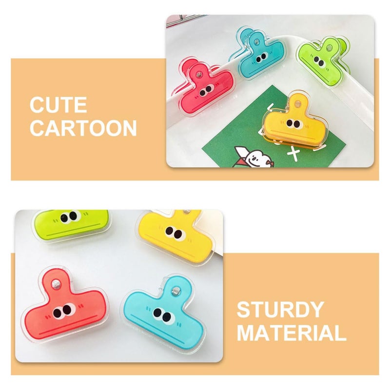 Assorted Color Mini Binder Clips for Food Bag Sealing and Document Organization - Image 4