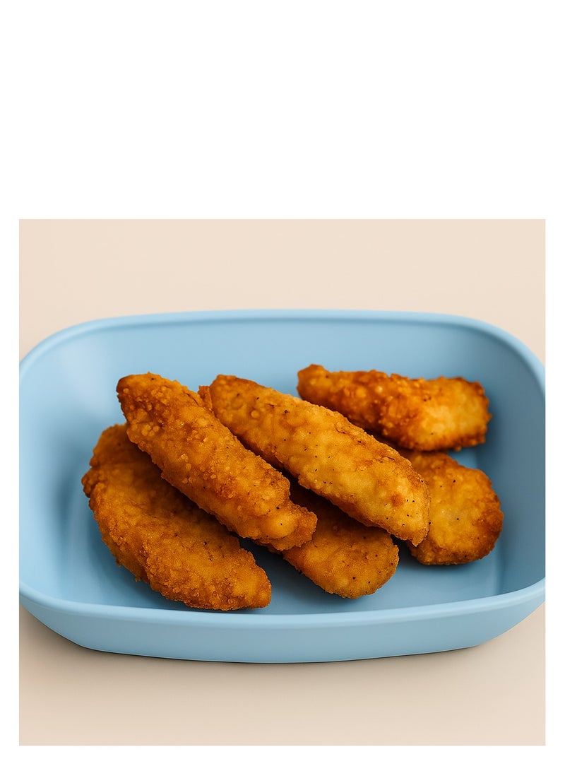 فافيلا طبق بولة مستطيل من البلاستيك عالي الجودة  -كود 1052-لون الازرق الفاتح