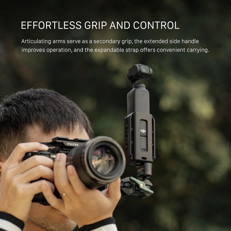 موسع تركيب الملحقات لجهاز DJI Osmo Pocket 3 - أسود - Image 3