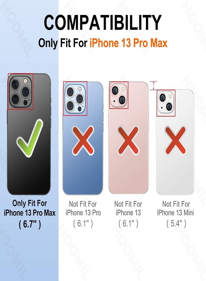 HOOMIL for iPhone 13 Pro Max Case Clear [Anti-Yellowing] Anti-Scratch Transparent Hard Back and Soft Edge [Military Grade Drop Protection] Shockproof Phone Cover - Crystal Clear - Image 3